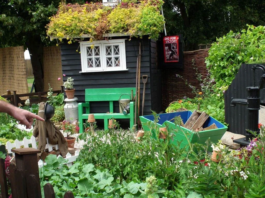 Home front   war time british suburban garden 2